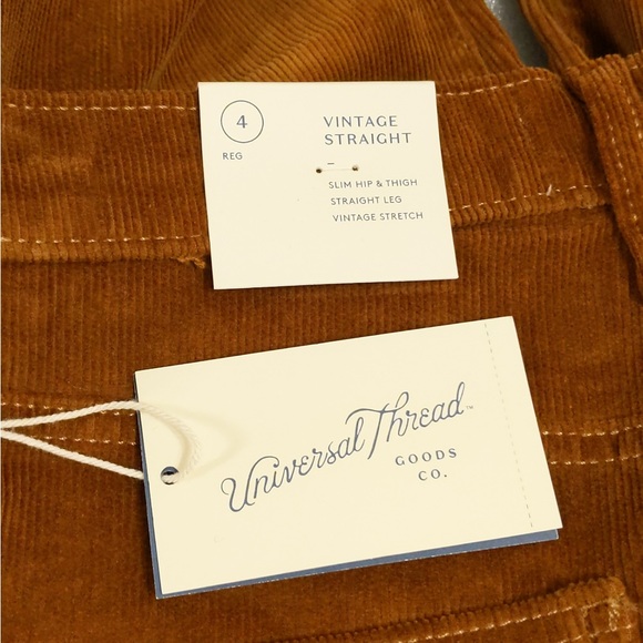 🎄 3/$35 👯♀️Host Pick⚡️Universal Thread Vintage Straight Corduroy Pants - Picture 8 of 14